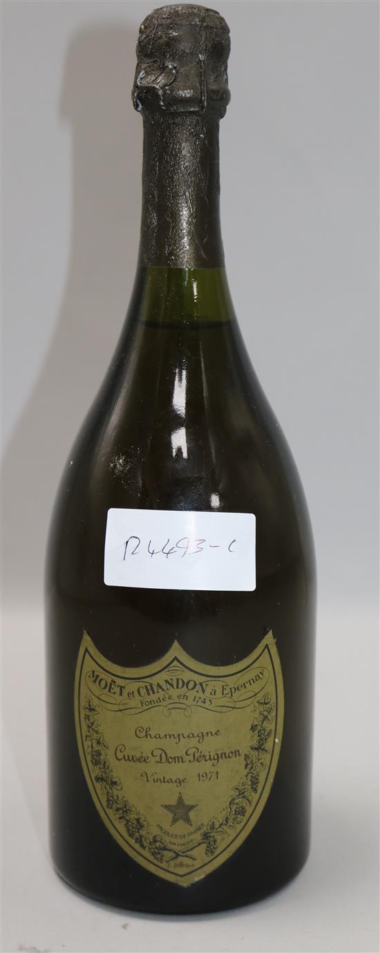 One bottle of Dom Perignon Vintage, 1971.